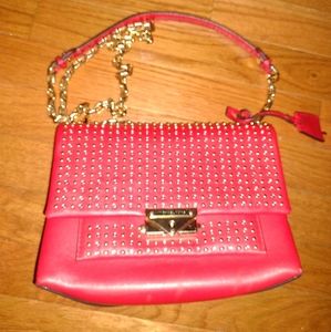 Michael Kors Cece studded red purse